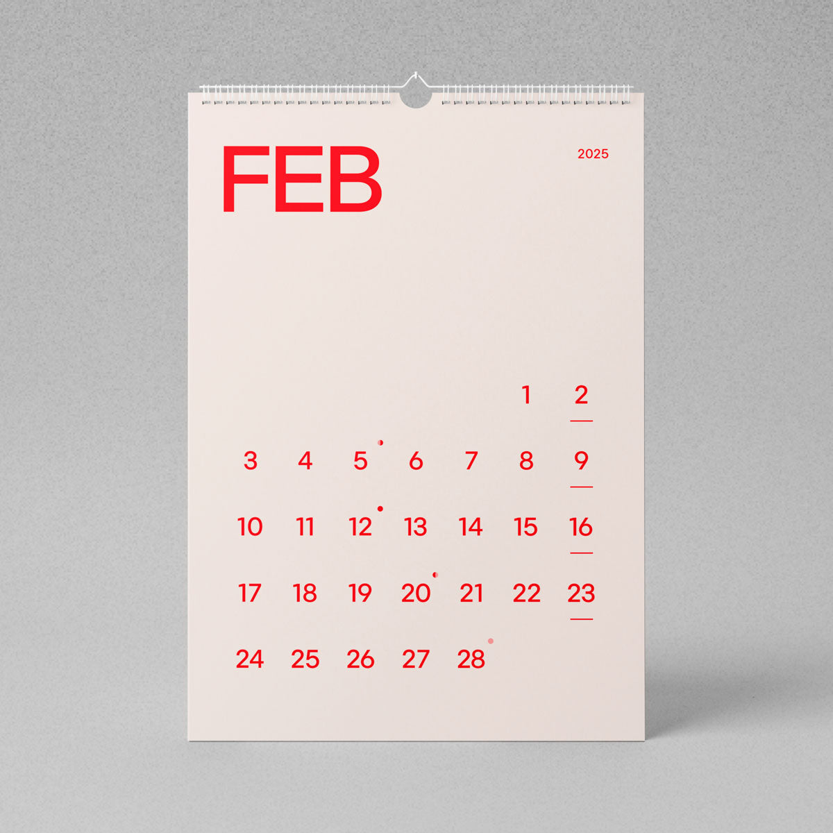 OTH-1 Calendar (2026)