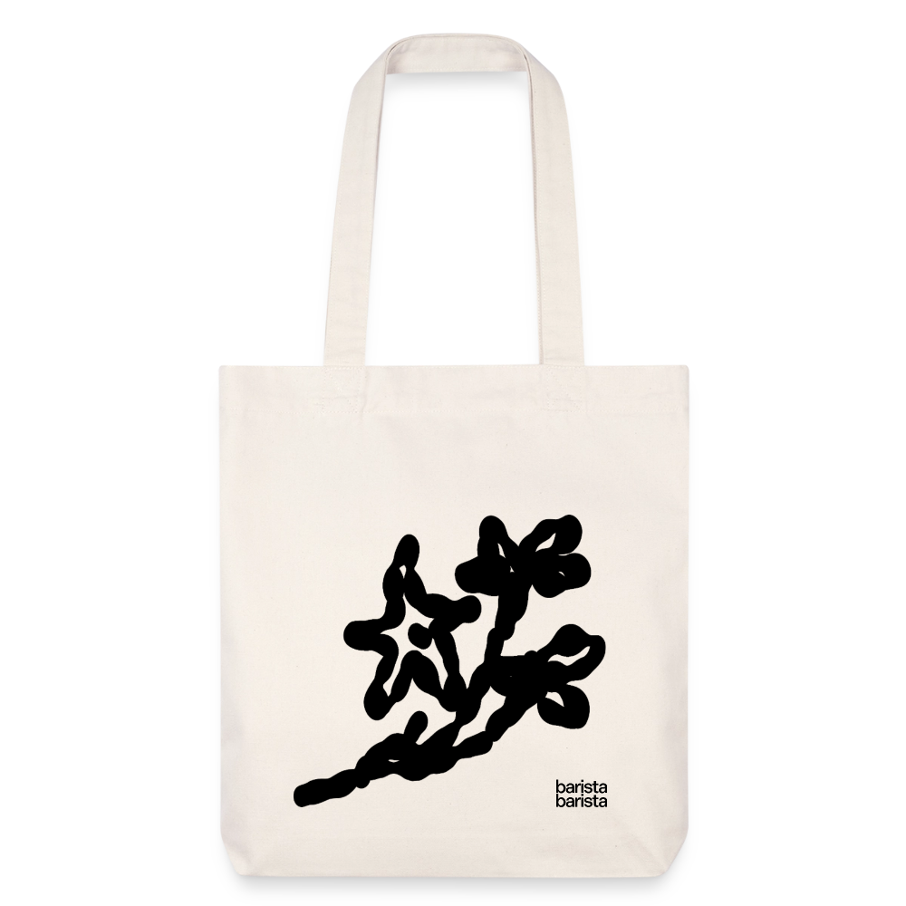 Bolsa de tela heavyweight recycled Stanley/Stella (FLOR) - blanco natural