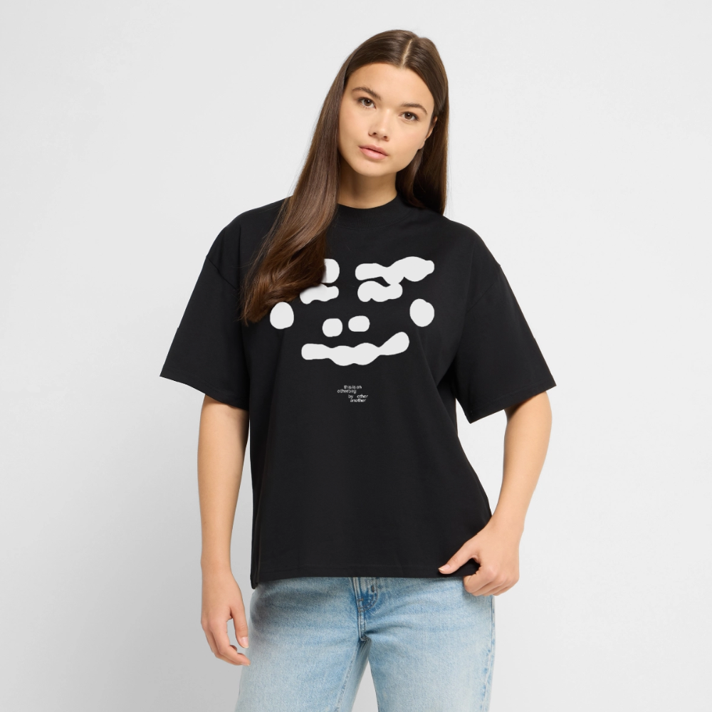Camiseta Oversize Unisex (FACE) - negro