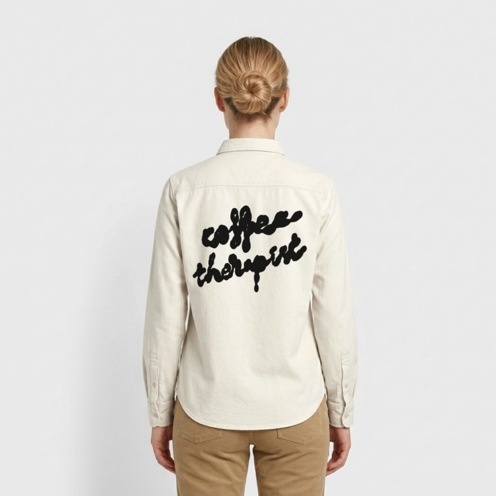 Camisa manga larga Unisex (THERAPIST) - ecru suave