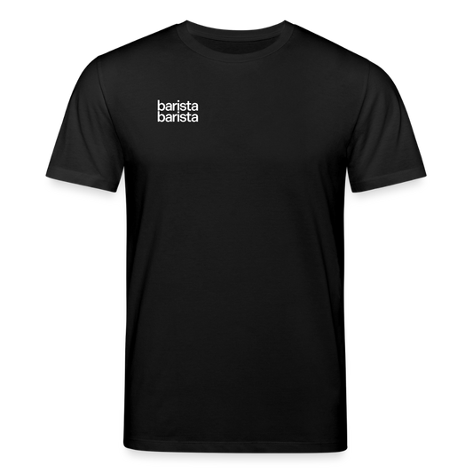 Camiseta 'Minimal' unisex color. Logo frontal (corte regular) - negro