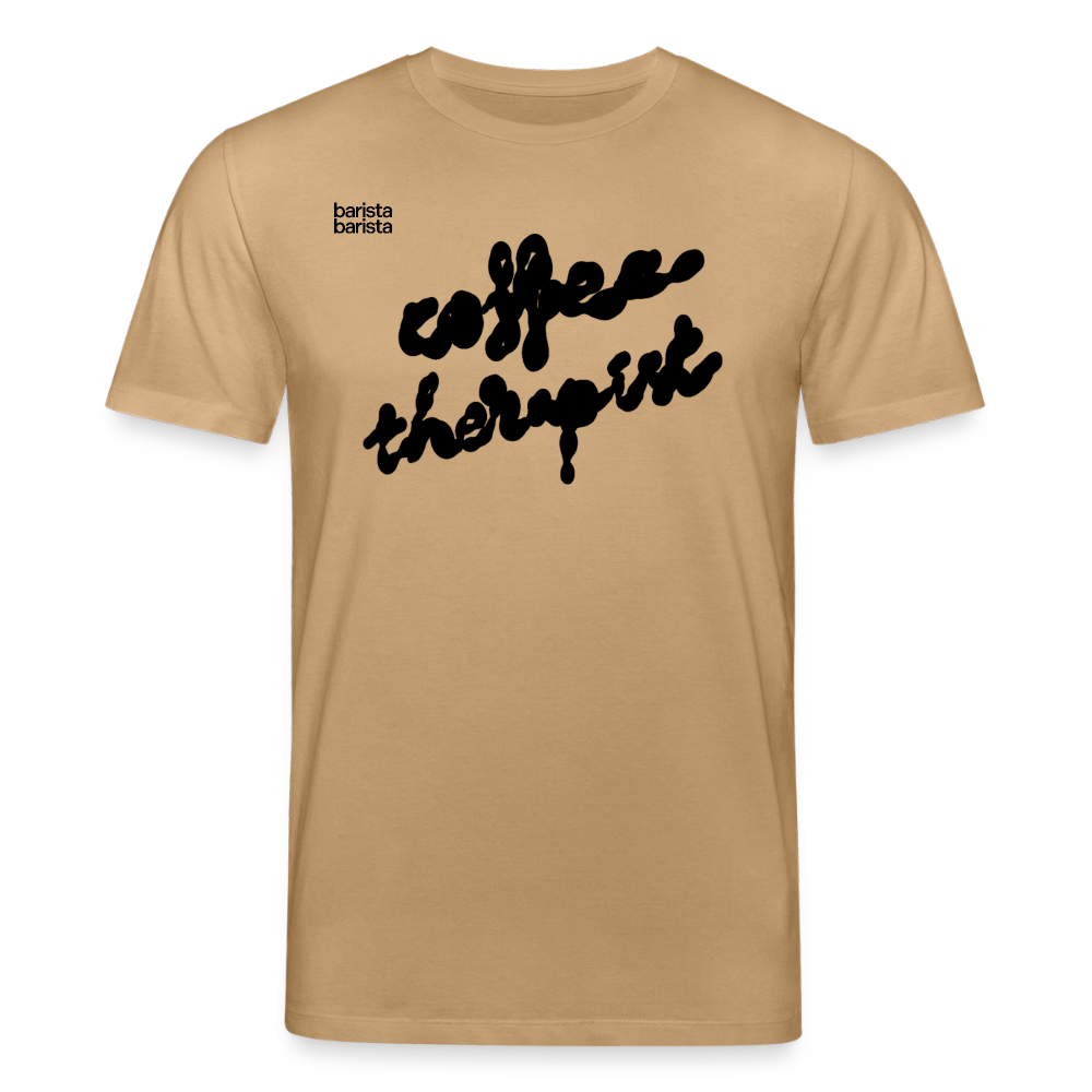 Camiseta recta Unisex (THERAPIST) - caramelo 