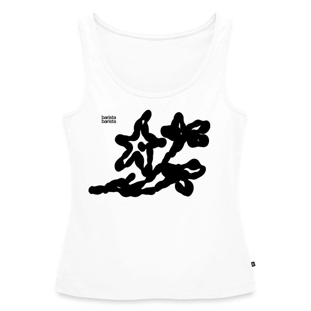 Camiseta de tirantes Mujer (FLOWER) - blanco