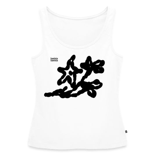Camiseta de tirantes Mujer (FLOWER) - blanco