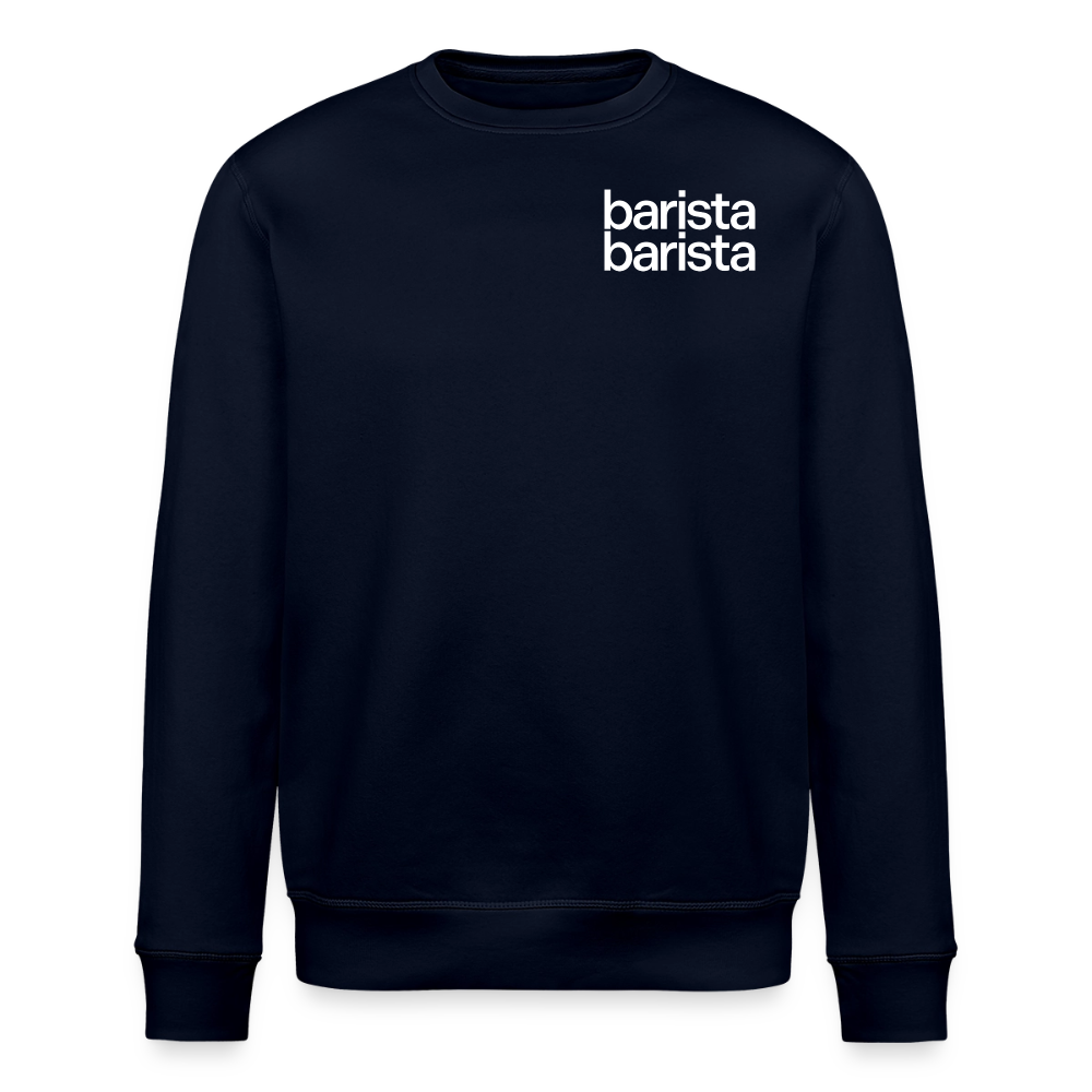 Sudadera logo blanco - azul marino