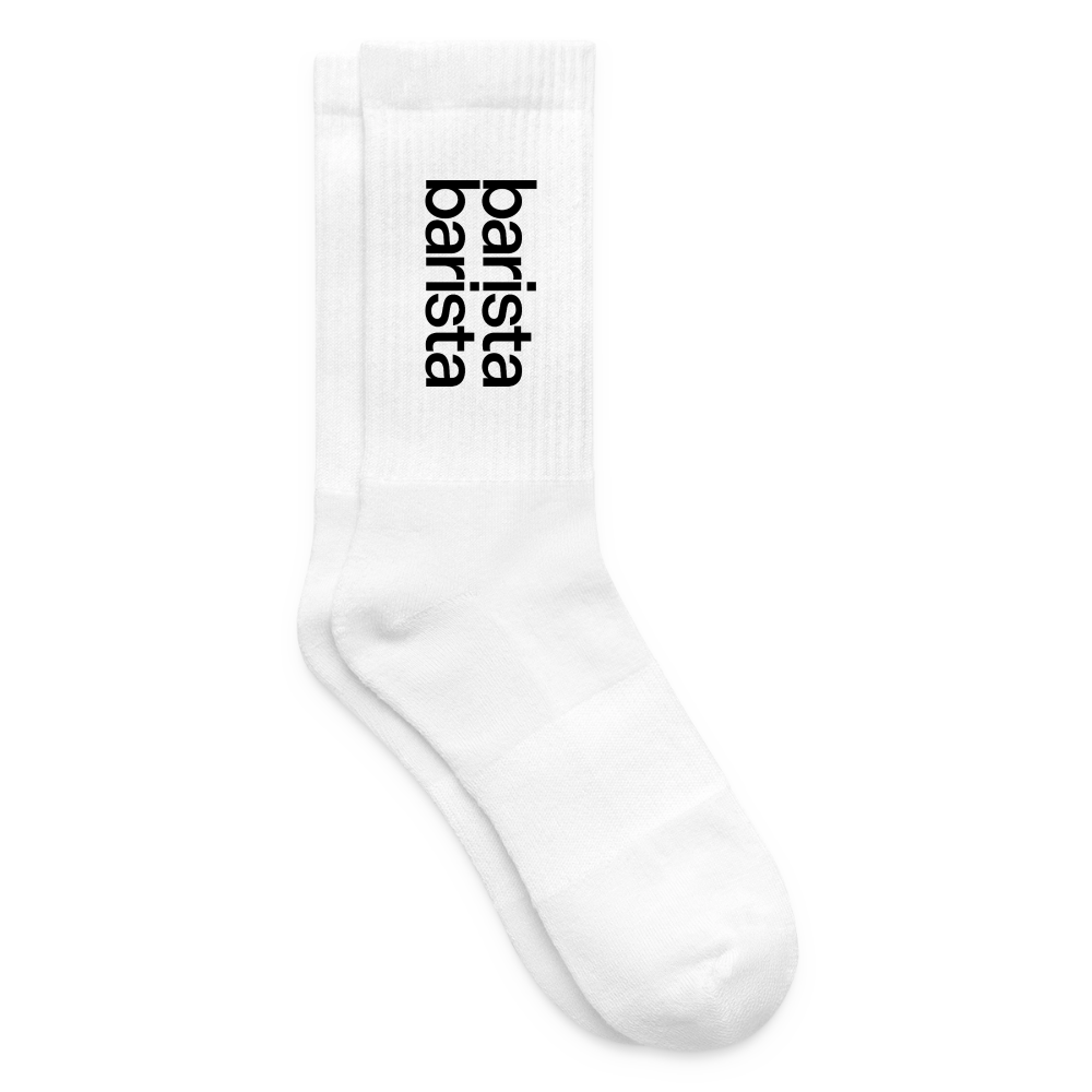 Calcetines baristabarista - blanco