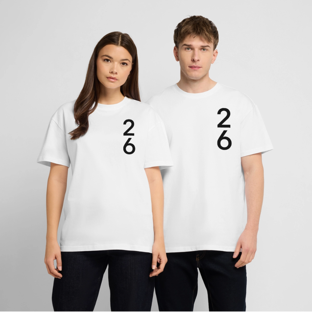 Camiseta Oversize Ecológica Unisex Stanley/Stella Blaster 2.0 - blanco