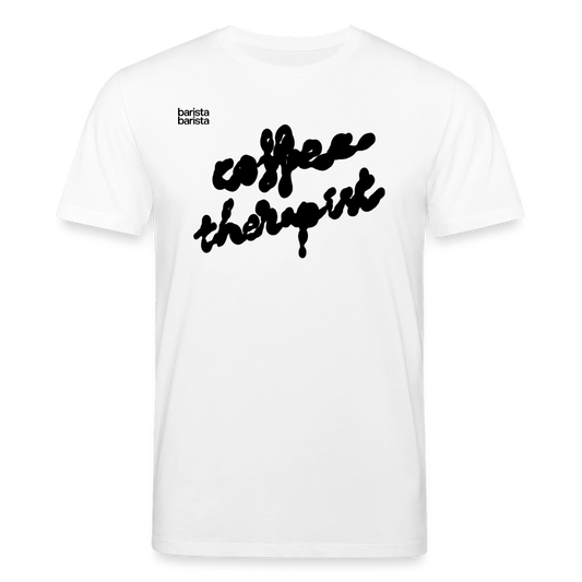 Camiseta recta Unisex (THERAPIST) - blanco