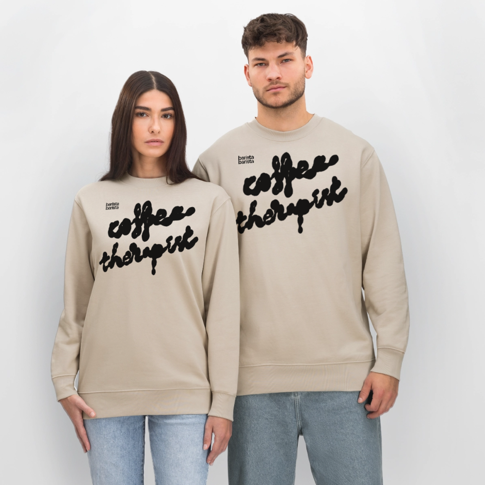 Sudadera Unisex (THERAPIST) - beige