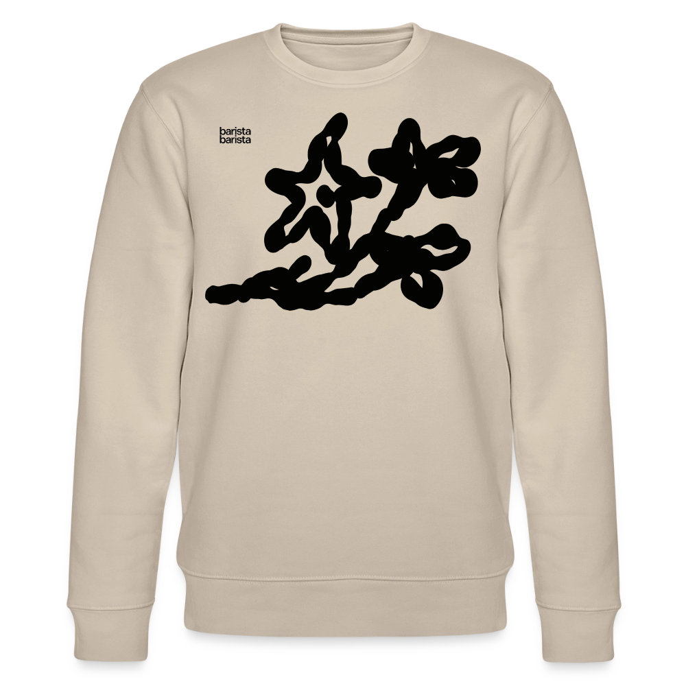 Sudadera Unisex (FLOWER) - beige
