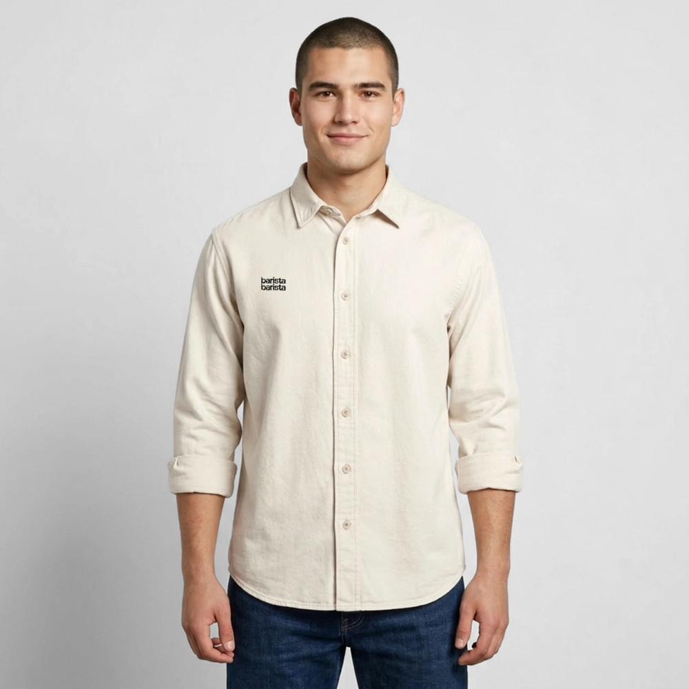 Camisa manga larga Unisex (THERAPIST) - ecru suave