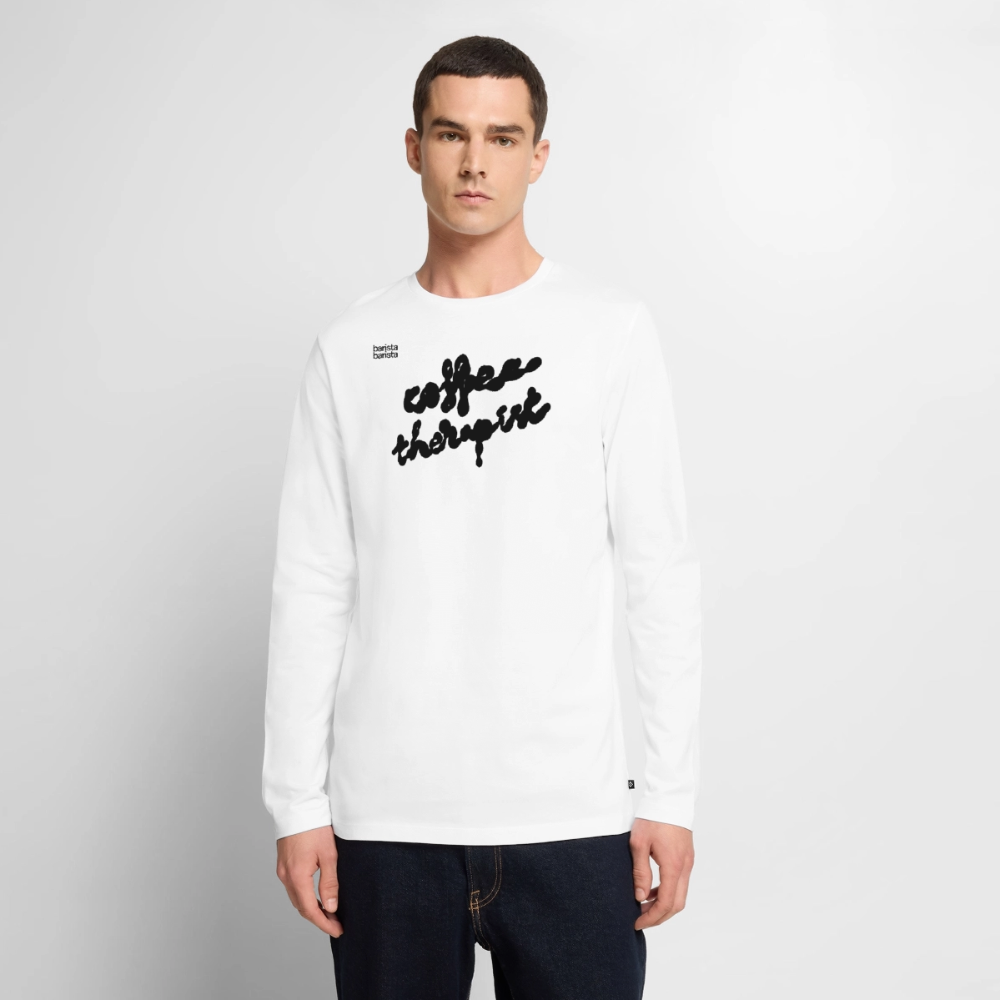 Camiseta manga larga Unisex (THERAPIST) - blanco