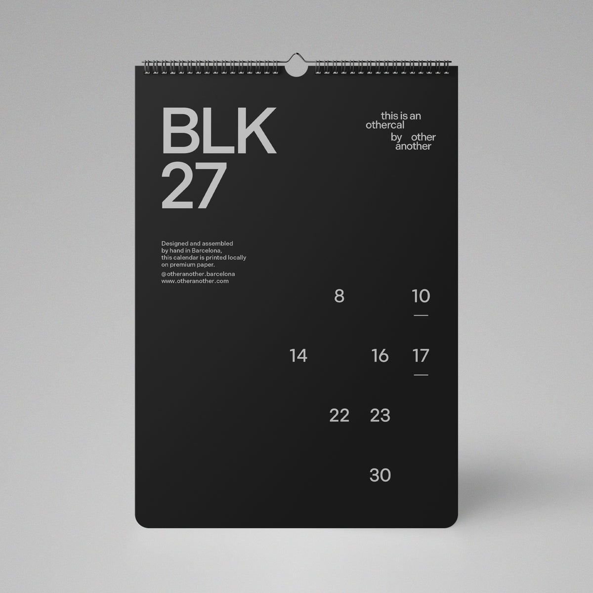 Calendario BLK 2027