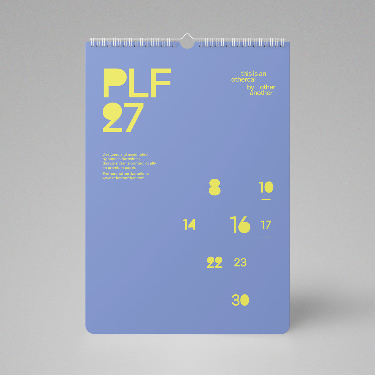 Calendario PLF 2027
