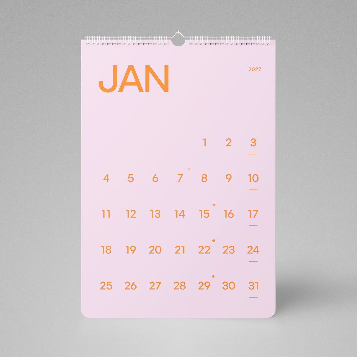 Calendario PNK 2027
